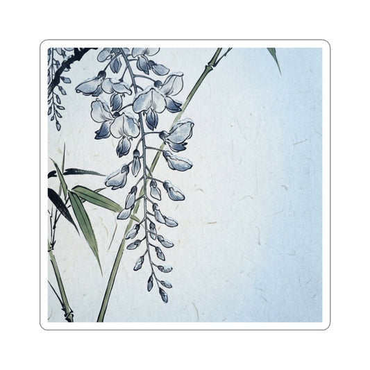 Winter Wisteria Ukiyo E Inspired Sticker | Tranquil Decor