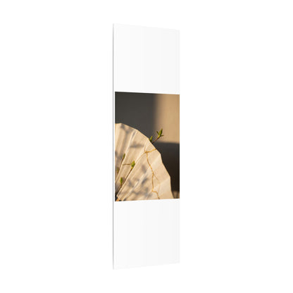 Paper Fold Gold Vein Canvas Art | Healing Kintsugi Art