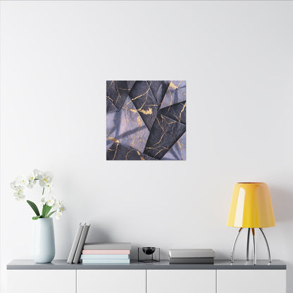 Seijaku Paper Fold Canvas Art - Kintsugi Gold Vein