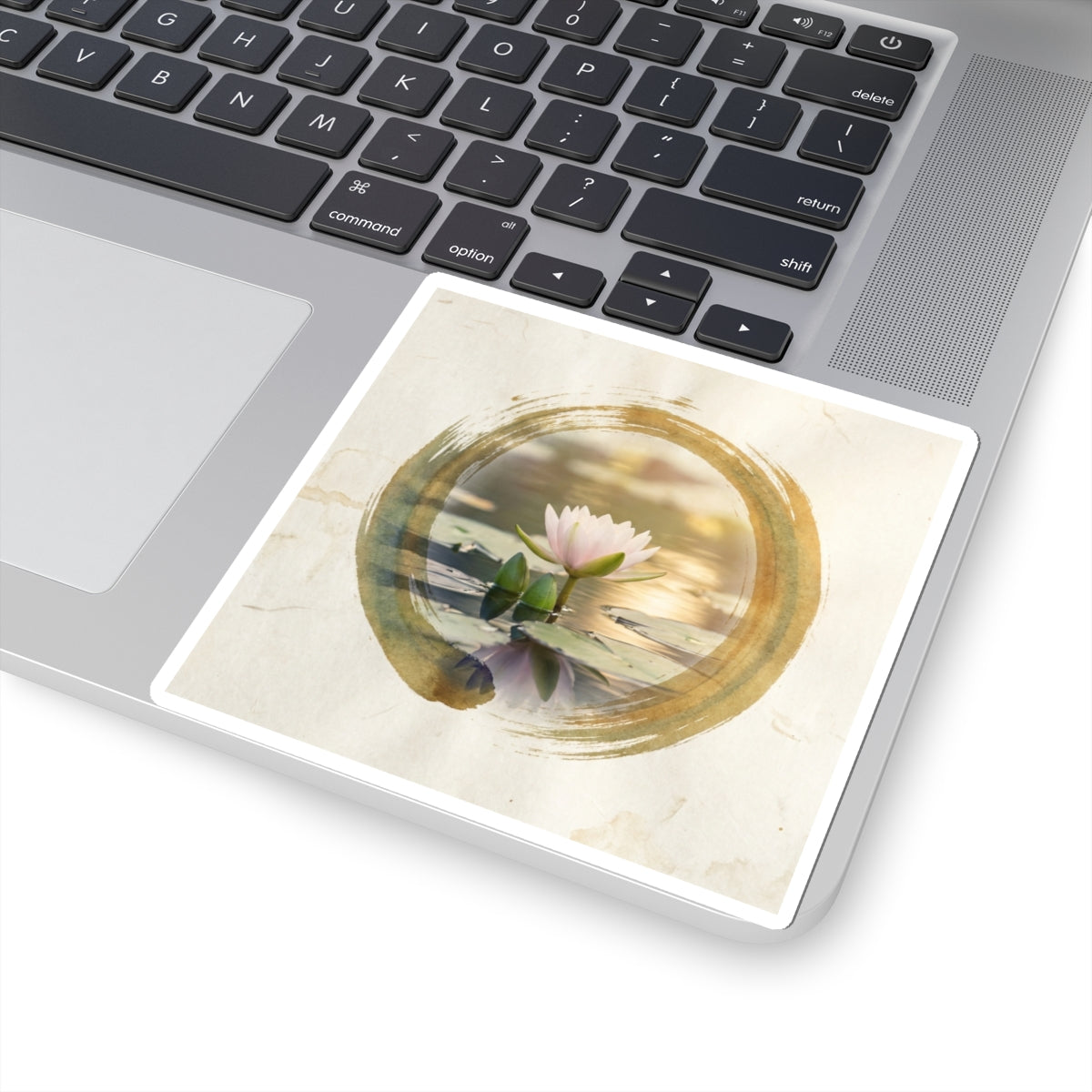 Golden Hour Lotus Flower Sticker - Zen Ma
