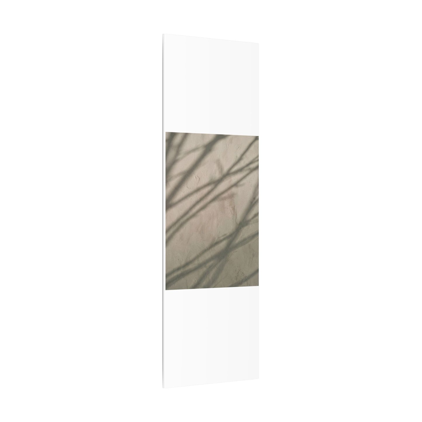 Shadow Play Japanese Pattern Canvas Art | Warm Japandi Art