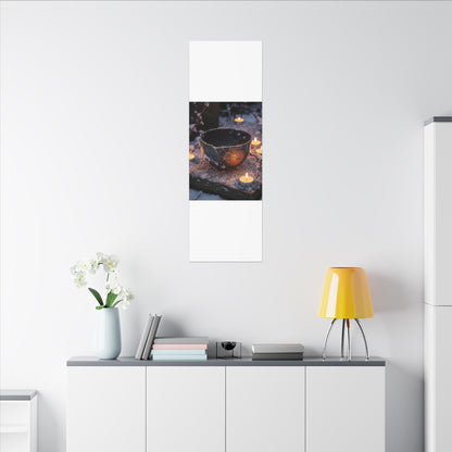 Ceramic Bowl Gold Repair Canvas Art | Beautiful Kintsugi Art