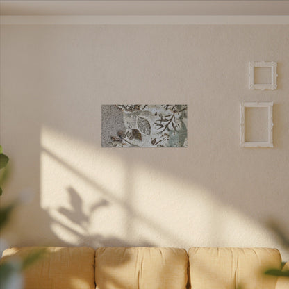 Ceramic Bowl Winter Canvas Art | Japandi Earthy Design