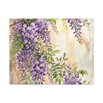Wisteria Spring Canvas Art | Japandi Cozy Design Art Print