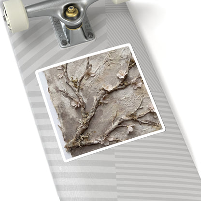 Overcast Cherry Blossom Sticker - Japandi Fukinsei