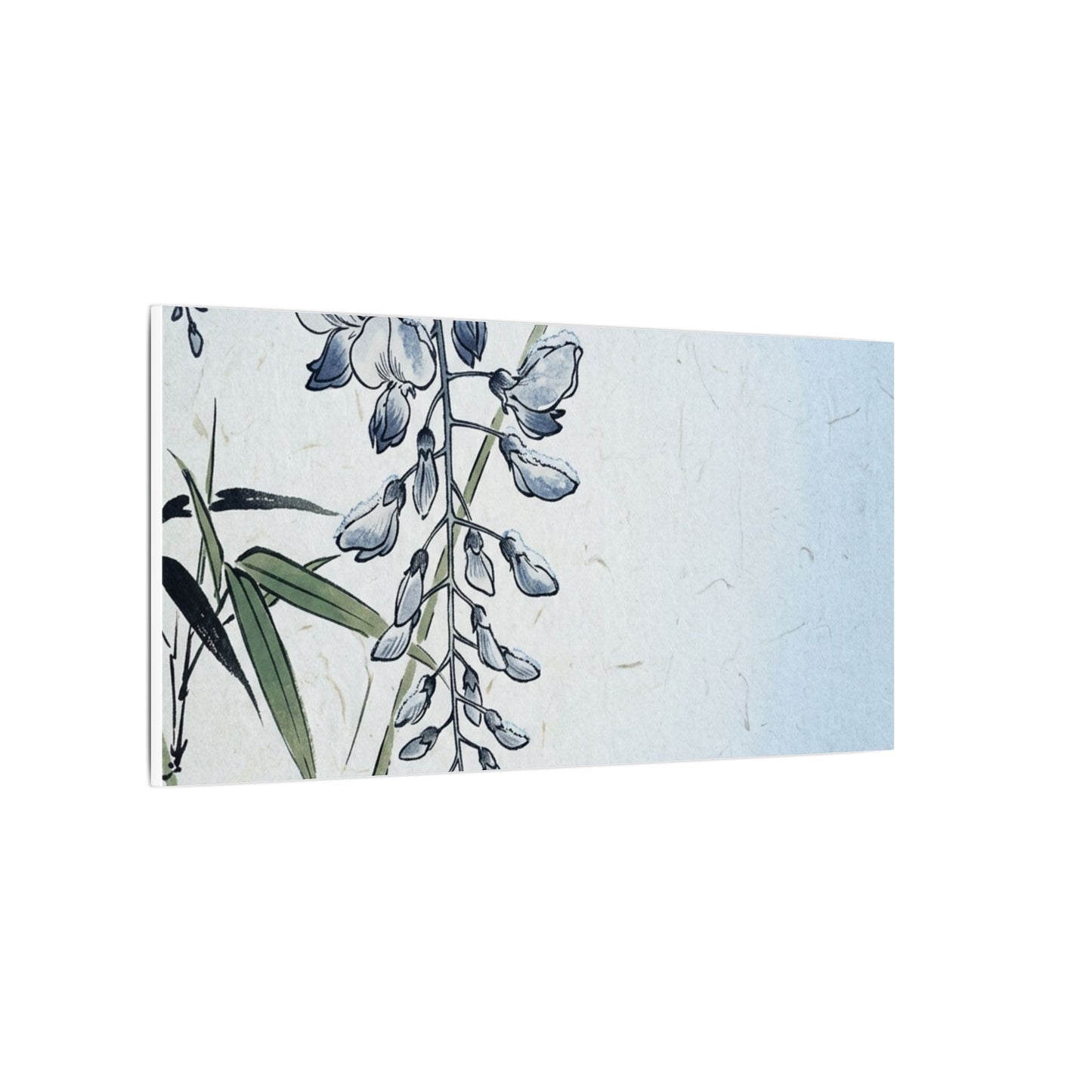 Zen Wisteria in Moonlight | Ukiyo E Inspired Canvas Art