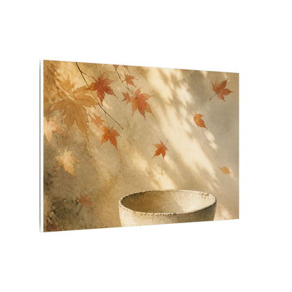 Japandi Ceramic Bowl in Dappled | Watercolor Canvas Art
