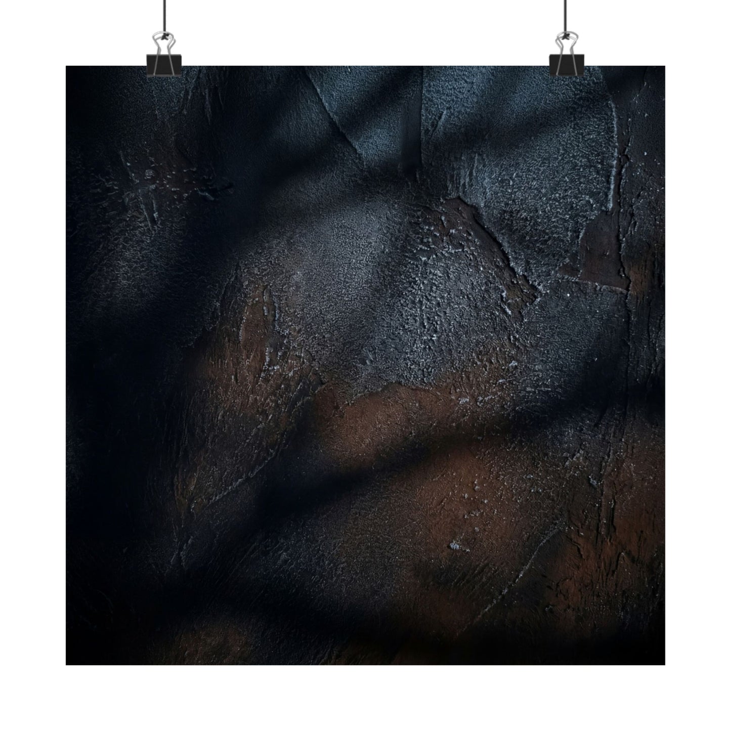 Shadow Play Wall Art Print | Winter Dark Japandi Moody Minimal Art Art Print