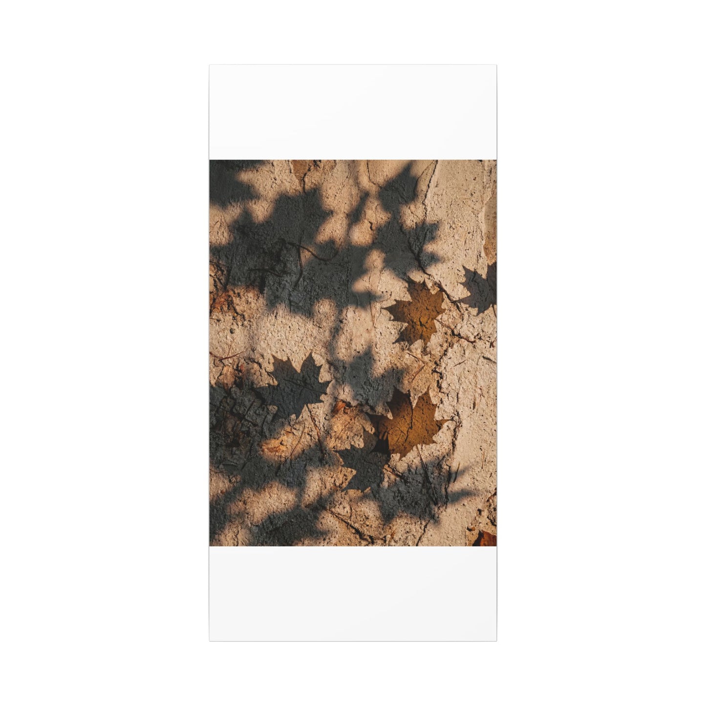 Cozy Shadow Play Canvas Art - Texture Japandi