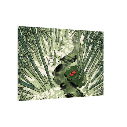 Peaceful Bamboo Grove Canvas Art - Ukiyo E Inspired Zen