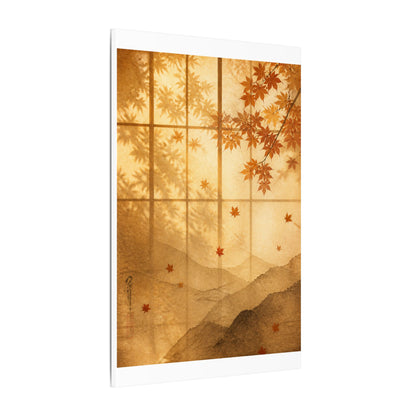 Shoji Screen Texture Canvas Art | Earthy Japandi Art