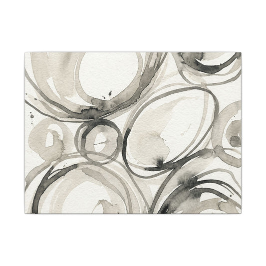 Handcrafted Feel Japandi Watercolor Canvas Art | Handcrafted Feel Watercolor Art Print