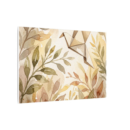 Fukinsei Paper Fold Canvas Art - Japandi Watercolor