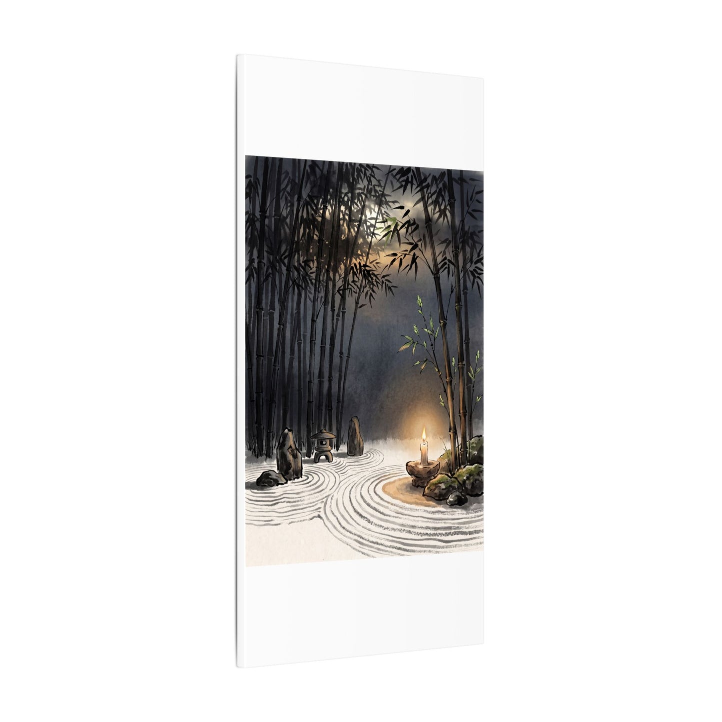 Tranquil Bamboo Grove Canvas Art - Karesansui Zen