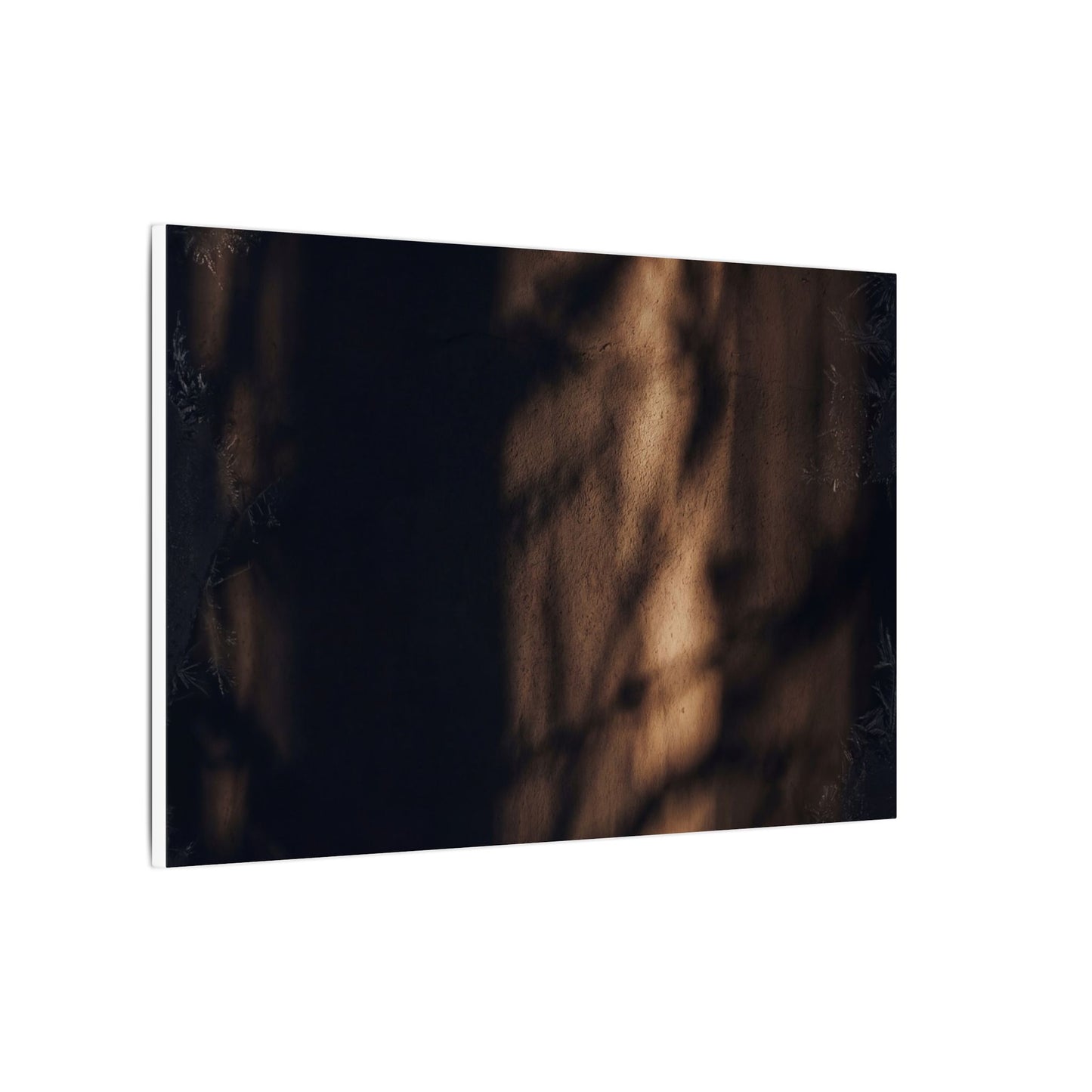 Winter Shadow Play Moody Minimal Canvas Art | Luxurious Decor