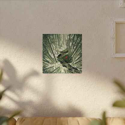 Peaceful Bamboo Grove Canvas Art - Ukiyo E Inspired Zen