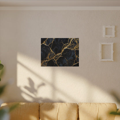 Kintsugi Gold Vein Canvas Art