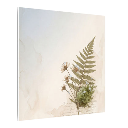 Winter Moss Close Up Herbarium Canvas Art | Enchanting Decor