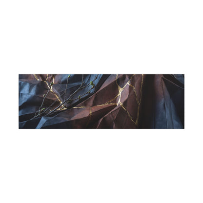 Paper Fold Broken Beauty Canvas Art | Philosophical Kintsugi Art
