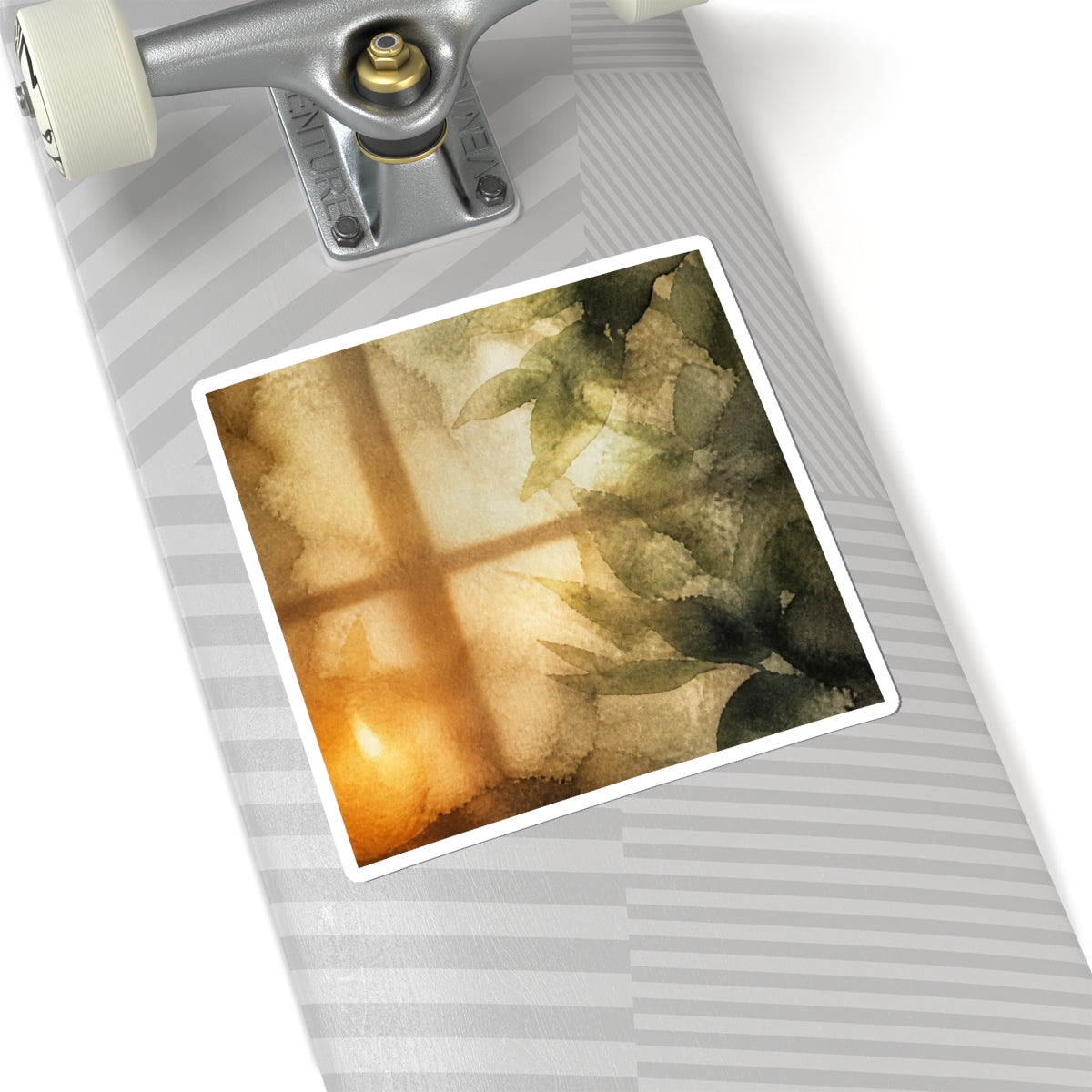Cozy Shoji Screen Sticker - Watercolor Japandi