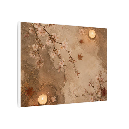 Cherry Blossom Canvas Art | Autumn Japandi Japanese Pattern Art