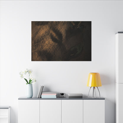 Candlelight Shadow Play Canvas Art - Dark Japandi Ma