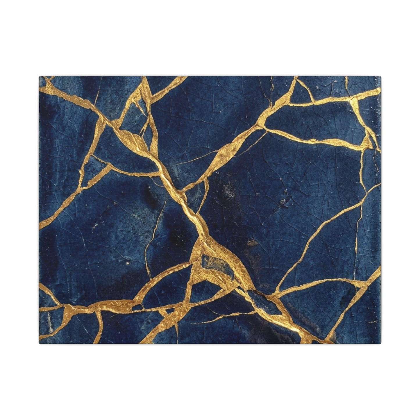 Kintsugi Crackle Canvas Art Art Print