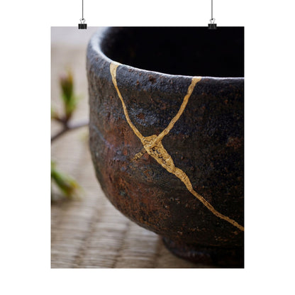 Tea Ceremony Spring Wall Art Print | Kintsugi Artful Design Art Print