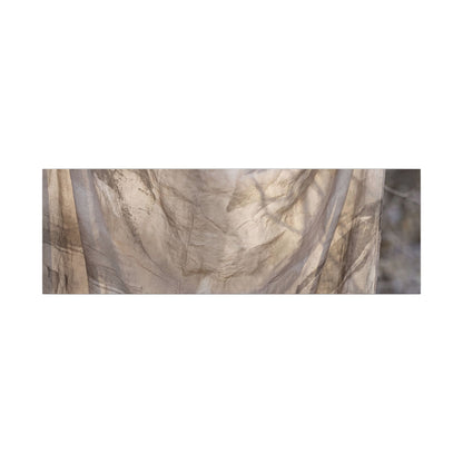 Ma Silk Drape Canvas Art - Japandi Japanese Pattern