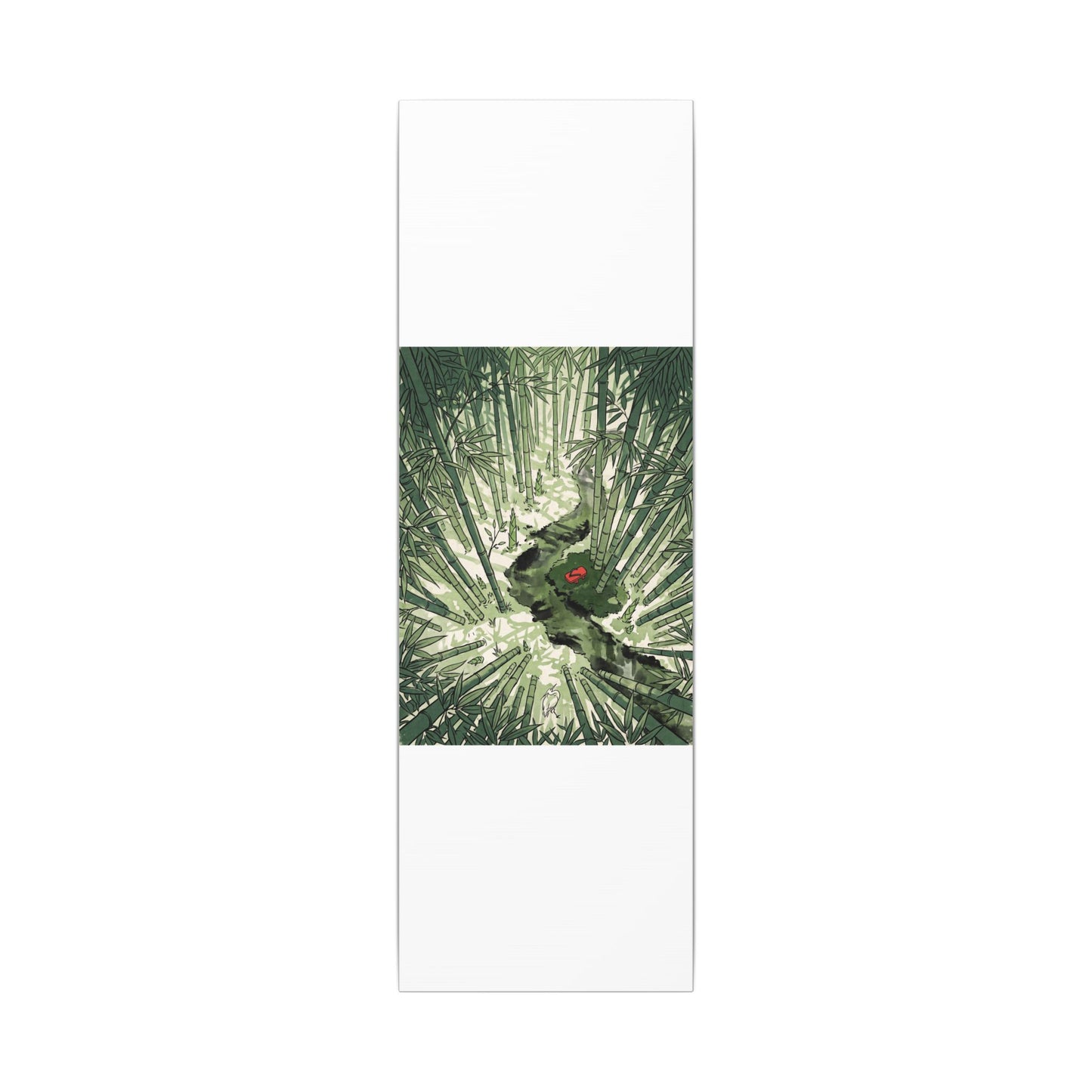 Peaceful Bamboo Grove Canvas Art - Ukiyo E Inspired Zen