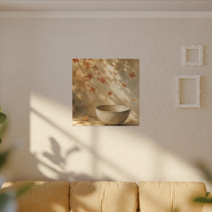 Japandi Ceramic Bowl in Dappled | Watercolor Canvas Art