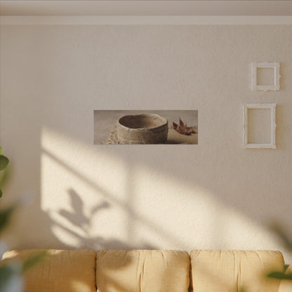 Ma Tea Ceremony Canvas Art - Japandi Texture