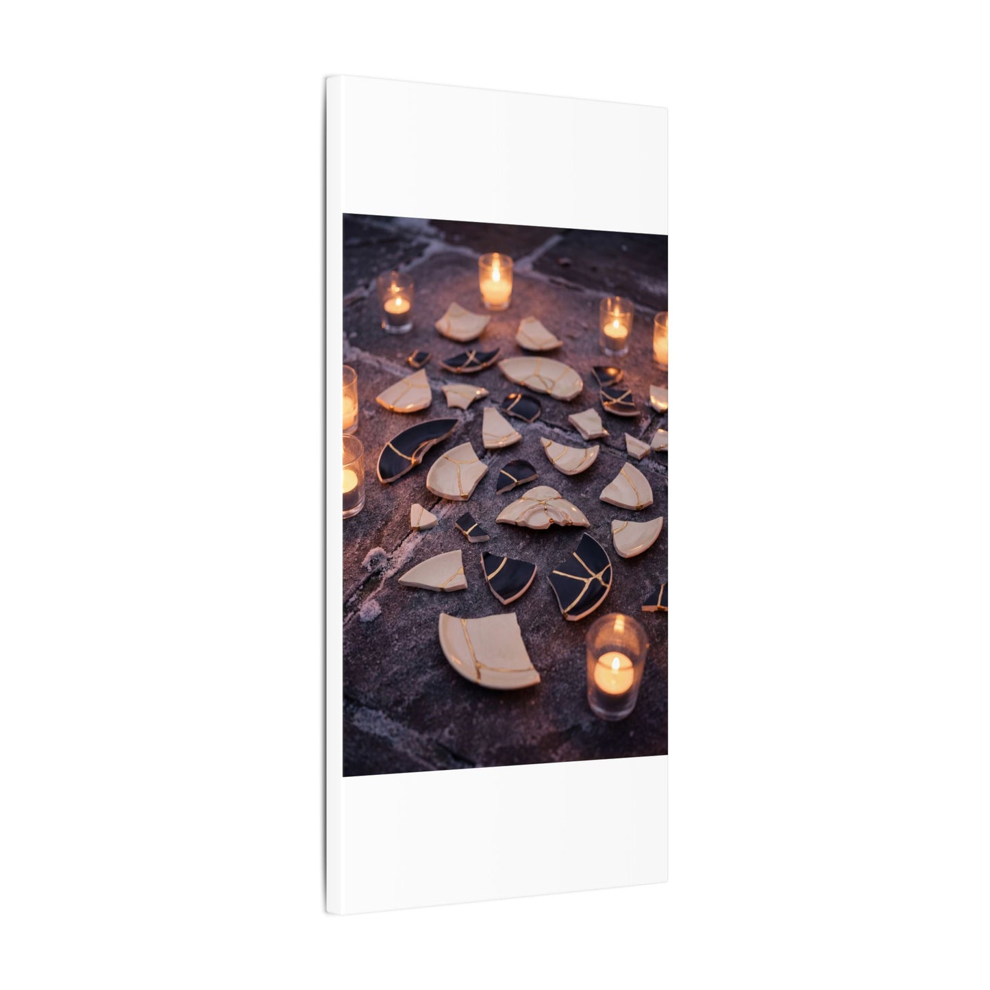 Winter Broken Pottery Broken Beauty Canvas Art | Beautiful Decor