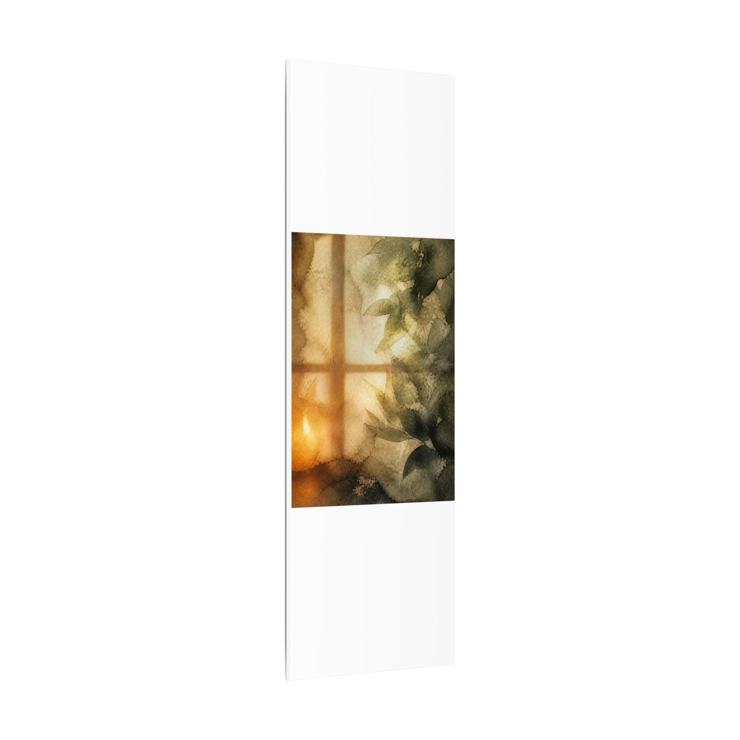 Cozy Shoji Screen Canvas Art - Watercolor Japandi