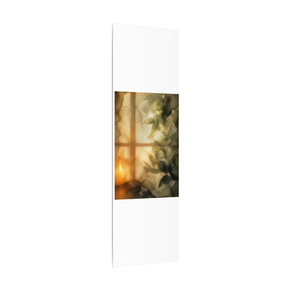 Cozy Shoji Screen Canvas Art - Watercolor Japandi