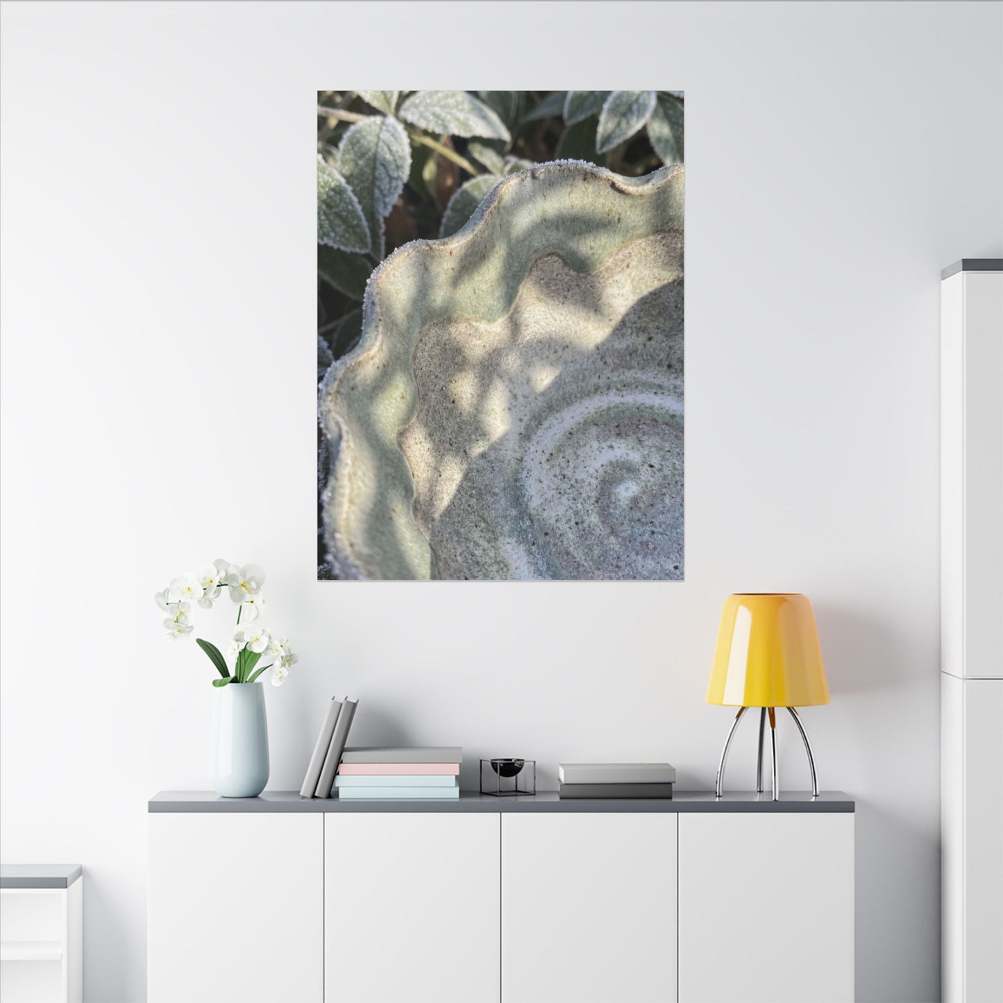 Dappled Ceramic Bowl Canvas Art - Japandi Seijaku