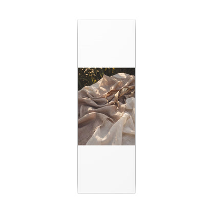 Silk Drape Summer Canvas Art | Japandi Neutral Design