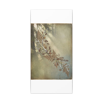 Winter Dried Flowers Forest Whimsy Canvas Art | Earthy Decor