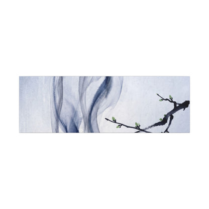 Incense Smoke Spring Canvas Art | Zen Tranquil Design