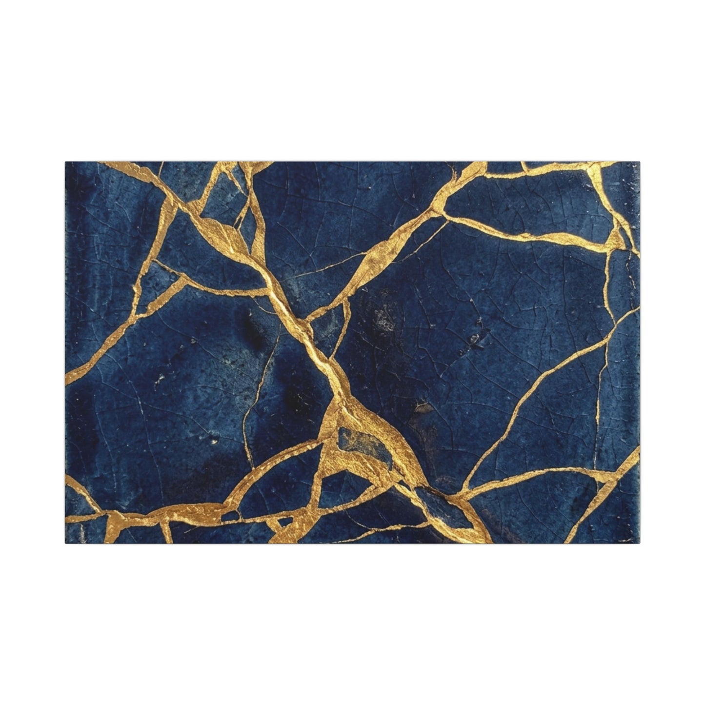 Kintsugi Crackle Canvas Art Art Print