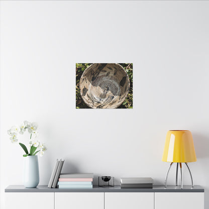 Elegant Ceramic Bowl Canvas Art - Japanese Pattern Japandi