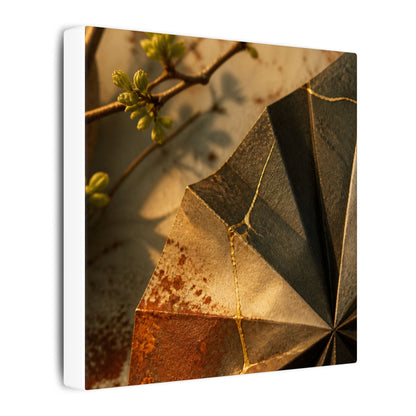 Ma Paper Fold Canvas Art - Kintsugi Broken Beauty
