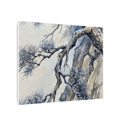 Moonlight Pine Tree Canvas Art - Japandi Seijaku