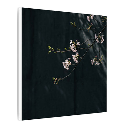 Cherry Blossom Spring Canvas Art | Dark Japandi Sophisticated Design