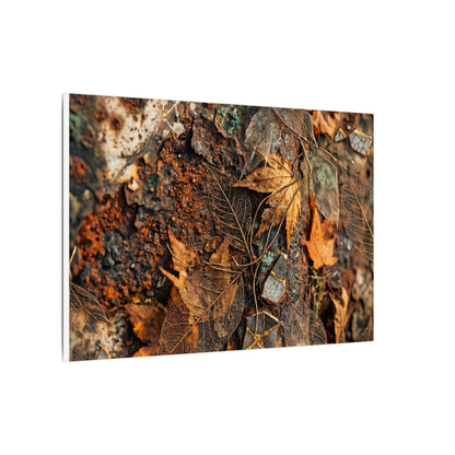Rust Patina Canvas Art | Autumn Japandi Texture Art