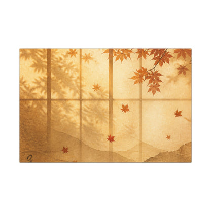 Shoji Screen Texture Canvas Art | Earthy Japandi Art