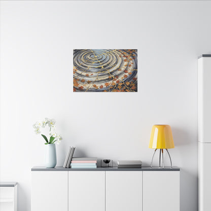 Moonlight Water Ripple Canvas Art - Kintsugi Fukinsei