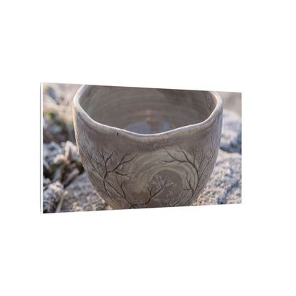 Seijaku Ceramic Bowl Canvas Art - Japandi Japanese Pattern