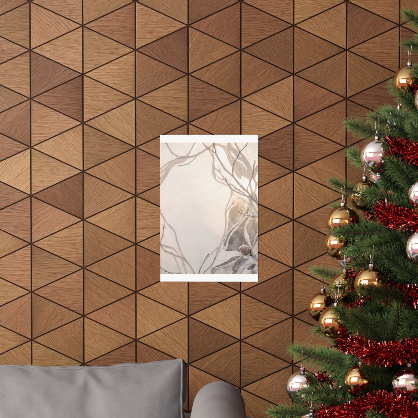 Golden Hour Shoji Screen Wall Art Print - Japandi Datsuzoku