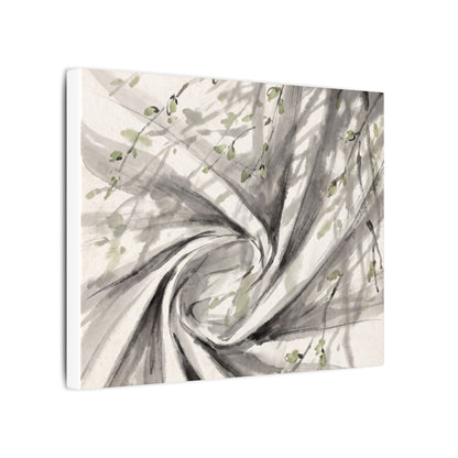 Silk Drape Spring Canvas Art | Zen Contemplative Design